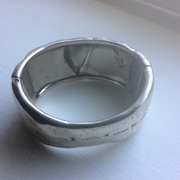 Brighton Silver Hinged Bangle Bracelet - Picture 2 of 2